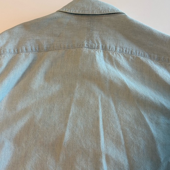 Lauren Jeans Co By Ralph Lauren, Button Up Chambray Shirt Womens Small - Picture 10 of 11